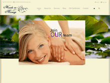 Tablet Screenshot of handsonmassage.org